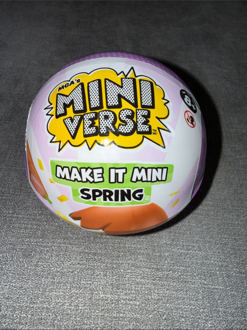 MGA’s Mini Verse Make It Mini Spring Surprise Toy - Purple & White